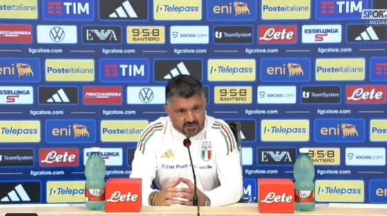 将对阵以色列！加图索：我热爱和平，没办法以色列分在我们的小组